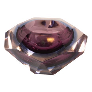 Sculptural Ashtray by Flavio Poli for Seguso Vetri Darte, 1970s For Sale