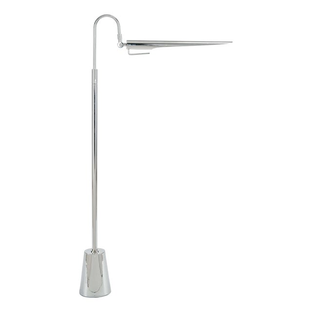 Regina Andrew Raven Floor Lamp (Polished Nickel) For Sale