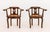 Pair of Lyre Form Back Walnut Tub Chairs For Sale In New York - Image 6 of 11