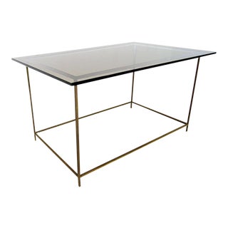 Mid-Century Modern Glass Top Table For Sale