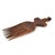 Wood Early 20th Century Nyamwezi Mwana Hiti Figural Comb Tanzania For Sale - Image 7 of 7