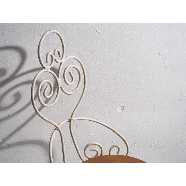 Antique White Garden Chairs, 1920s, Set of 4 For Sale - Image 11 of 18
