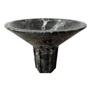 Green Marble Navire Bowl by Nina Magon For Sale