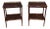 Pair of Mahogany End Tables by Leighton Hall - Showroom Samples For Sale