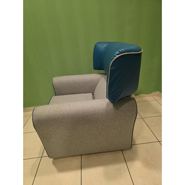 Blue Vintage Zanotta Chairs, 1980s, Set of 2 For Sale - Image 8 of 13