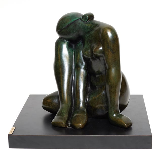 Patinated Bronze Figurative Female Sculpture by Nicky Imber, '1920-1996 ...