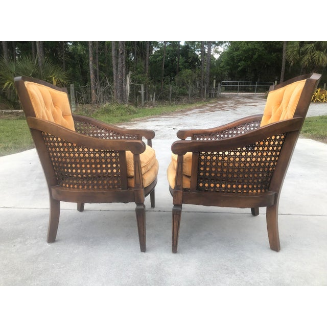 Ethan allen cane back chairs best sale
