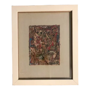2012 “A Stand in the Lady’s Hair” Original Modern Alexander Gore Oil Painting, Framed