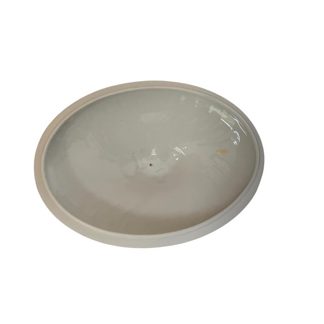 Hard to Find Richard Ginori Quenelle Large Scalloped Tureen & Lid Made in Italy 1991-2015 For Sale - Image 9 of 10