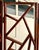 Wood Organic Modern Geometric Wood Three-Panel Folding Screen Room Divider For Sale - Image 7 of 10