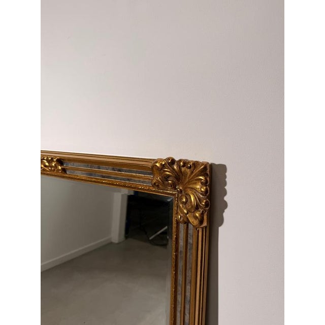 Gilt and Mirrored Wall Mirror from Deknudt For Sale - Image 3 of 6