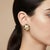 Make a statement with these bold vintage 1980s Italian clip-on earrings, crafted with classic Mediterranean flair and...