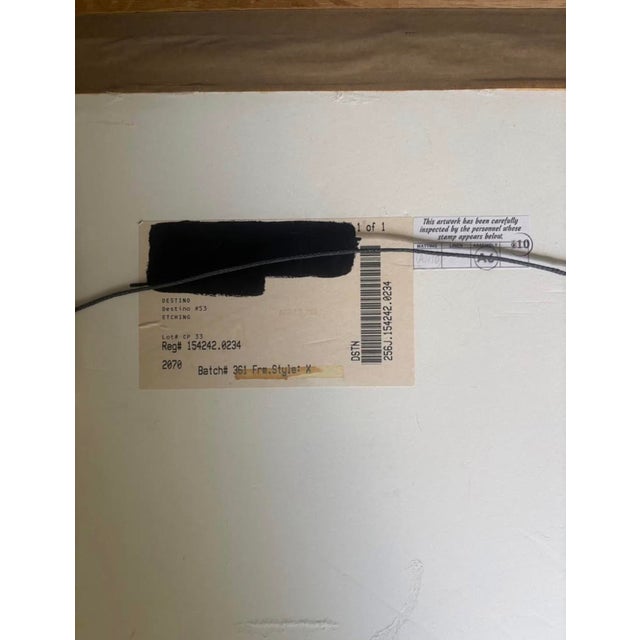 Black Salvador Dali X Walt Disney Destiny Numbered Silkscreen Serigraph Framed For Sale - Image 8 of 10