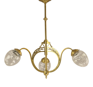 Viennese Art Nouveau Chandelier, Austria, 1910s