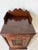 Antique Edwardian Carved Wood Purdonium / Bedside Cabinet With Brass Hardware For Sale - Image 11 of 13