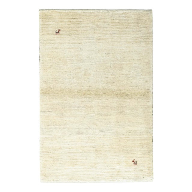 Hand-Knotted Gabbeh Loribaft Rug For Sale