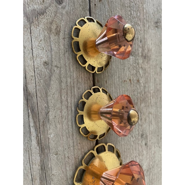 Art Deco Furniture Handle Set, Set of 5 For Sale - Image 3 of 11