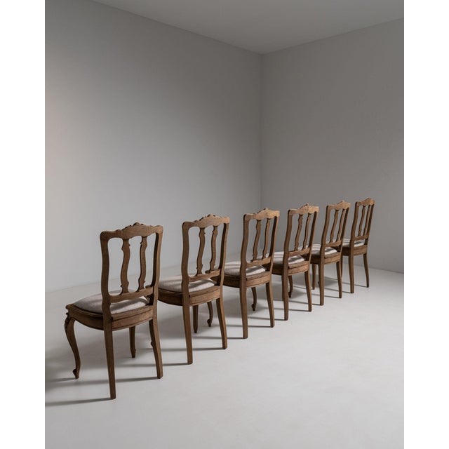French 19th Century France Louis XV Cream Wood Dining Chair For Sale - Image 3 of 11