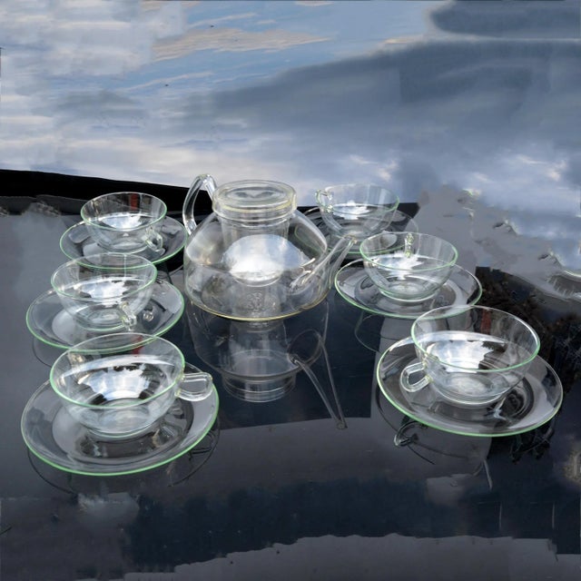1970s W. Wagenfeld Jena Glas Coffee Service- 13 Pieces For Sale - Image 10 of 13