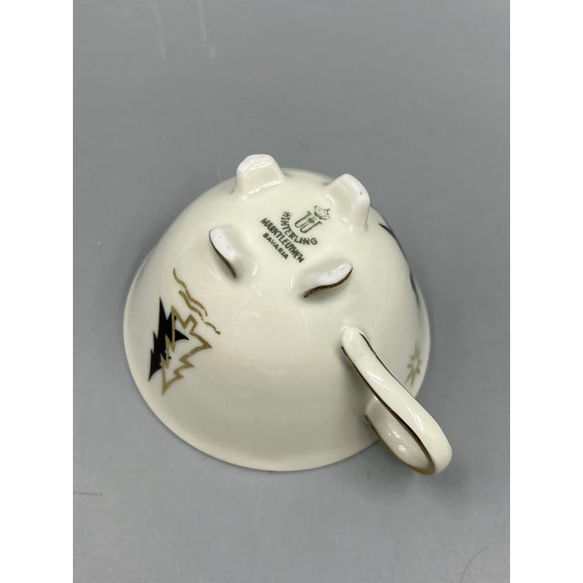 Vintage Mocha Service in Ivory Porcelain by Winterling, 1950s, Set of 11 For Sale - Image 12 of 18