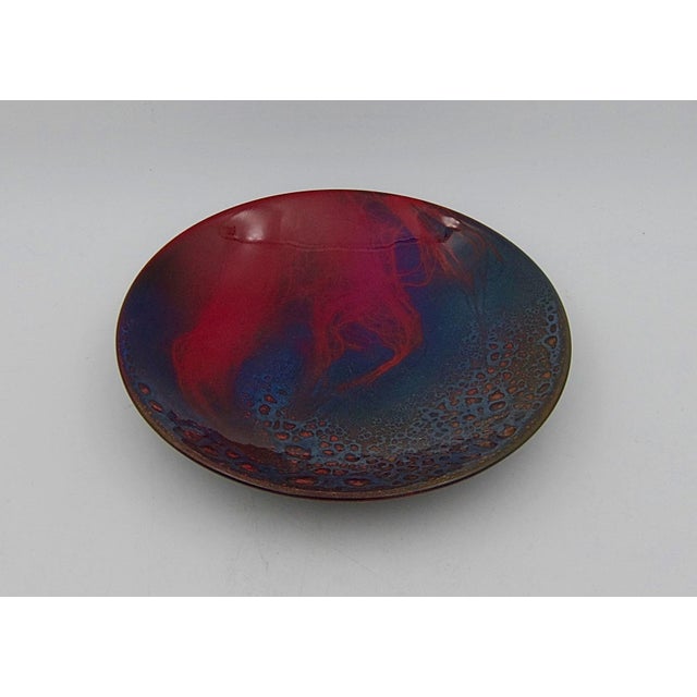 1930s 1930s English Veined Flambe Doulton Art Pottery Trio For Sale - Image 5 of 8