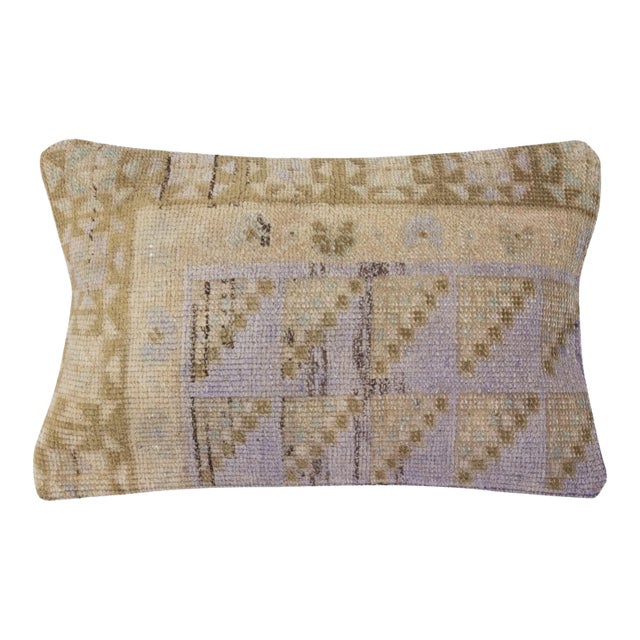 13"x20" Vintage Handmade Turkish Rug Cushion Cover. Rug Pillow. Boho Home Decor For Sale