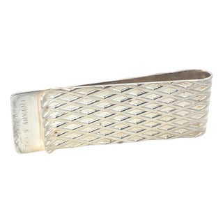 1990s Tiffany & Co Estate Money Clip Sterling Silver For Sale