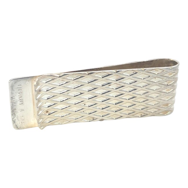 1990s Tiffany & Co Estate Money Clip Sterling Silver For Sale