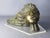 Cast Bronze Head Sculpture of a Woman with Long Hair, 20th Century For Sale - Image 6 of 11