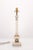 1930s Antique Empire Alabaster Column Lamps With Brass Accents - a Pair For Sale - Image 5 of 7