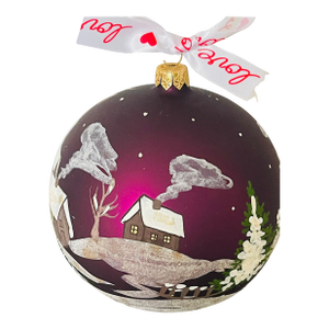 Vintage Jumbo 5 “ European Handpainted Christmas Da Q