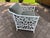 Coastal White Rattan Lounge Chair For Sale - Image 3 of 5