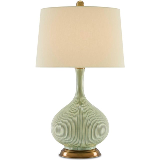 Currey & Company Cait Table Lamp Currey & Company Vase-like For Sale - Image 4 of 6