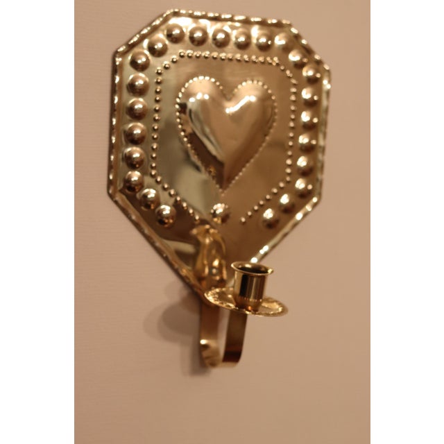 Mid-Century Modern Swedish Brass Sconces, Set of 2 For Sale - Image 10 of 11