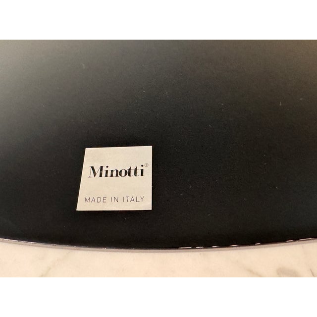Minotti Minotti Drake Coffee Table, Round Bianco White Carrara Marble For Sale - Image 4 of 4