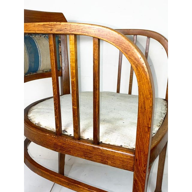 Nr. 13 and Nr. 6213 Sofa and Armchairs by Otto Wagner for Thonet, 1890s, Set of 3 For Sale - Image 17 of 18