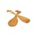 Early 20th Century Carved Wood Serving Spoon Set For Sale - Image 4 of 6
