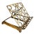 Vintage Ornate Brass Folding Book Stand For Sale