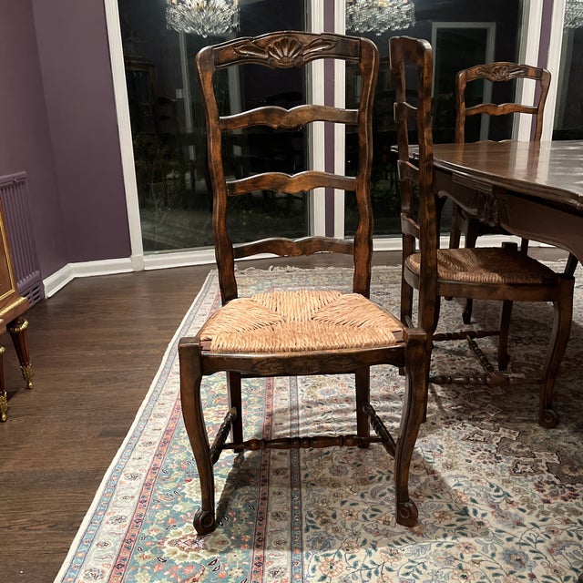 French Country Country French Dining Room Set For Sale - Image 3 of 10