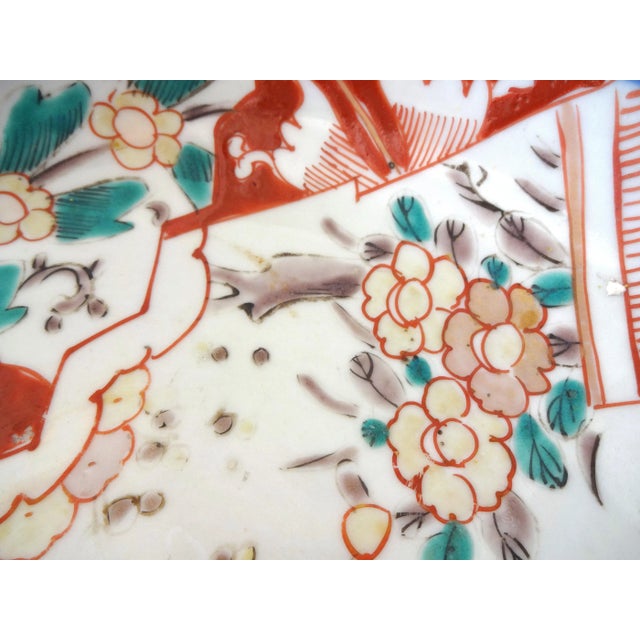 18th Century 18th Century Antique Kangxi Chinese Export Porcelain Dutch Market Punch Bowl For Sale - Image 5 of 12