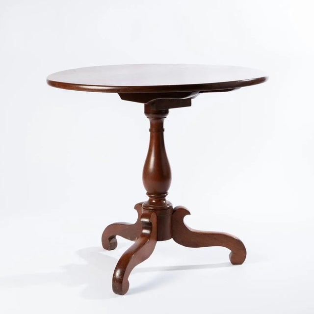 19th Century Walnut Tilt Top Table For Sale - Image 4 of 12