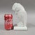 An unusual white high gloss Herend porcelain owl perched on two books. You see this owl more commonly painted various...