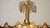 Brass Crystal 24 Karat Gold Plated Five-Light Chandelier, 1970s For Sale - Image 4 of 11