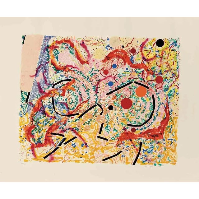 NANCY GRAVES Vertigo, 1980 Signed and numbered in pencil with studio blindstamp Color screenprint on Arches Cover paper...