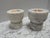Set of Two White Alabaster Candleholders, a Pair For Sale In Sacramento - Image 6 of 9