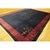 Wool Hand Knotted Pile Blue Antique 1920s Rectangle Rug, Circa Date: 1920s. This exceptional Chinese Art Deco piece,...