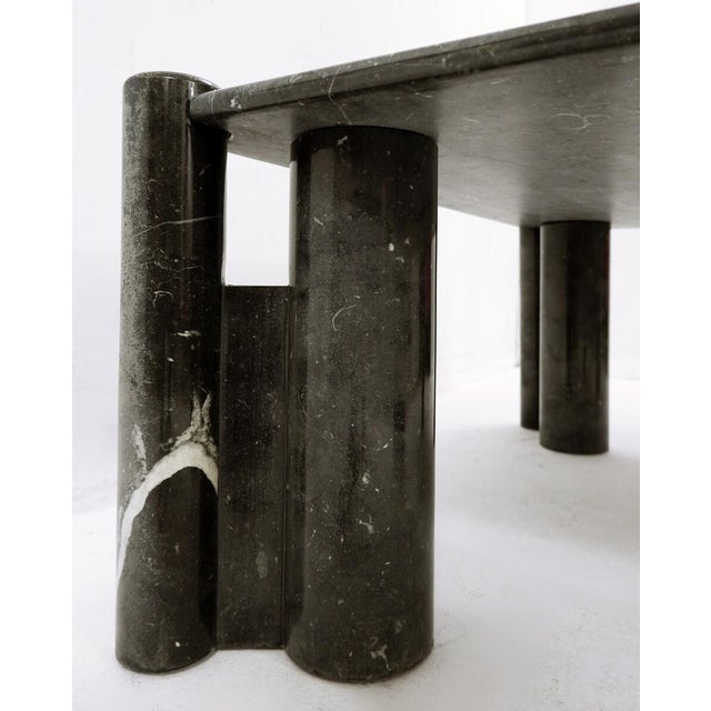 Mid-Century Modern Square Black Marble Coffee Table, 1970s For Sale - Image 13 of 14
