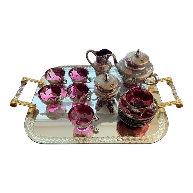 MURANO　 イタリア製 ティーセット Murano teacup - Etsy 日本