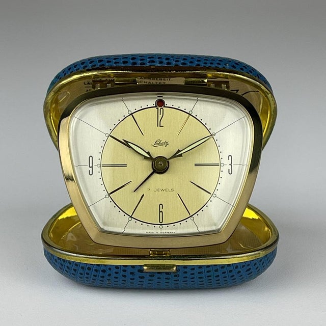 Vintage Travel Alarm Clock by Schatz, Germany, 1970s For Sale - Image 10 of 18