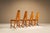Danish design meets french cabinetmaking in this set of four dining chairs by søren nissen and ebbe gehl. Produced by...